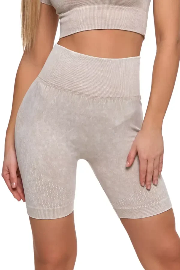 Legginsy kolarki damskie z wysokim stanem i efektem push-up - obrazek 10