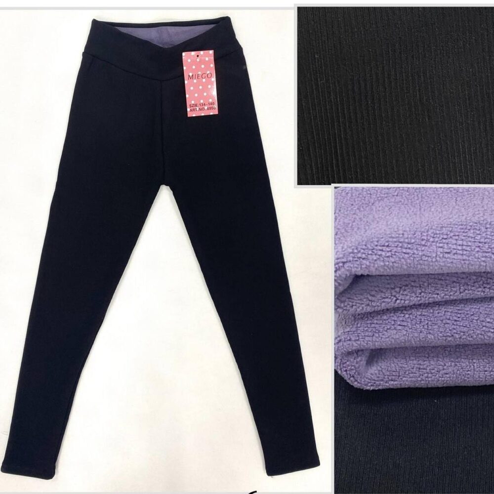 Legginsy Ocieplane Prążek