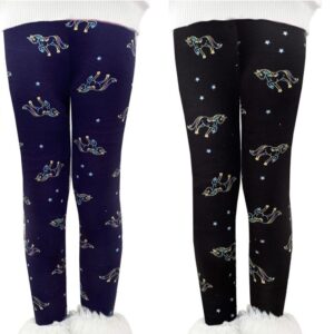 Legginsy Ocieplane - Koniki ( Unicorny )