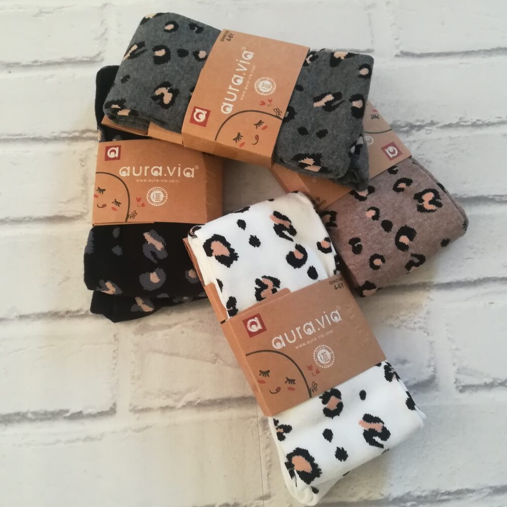 Rajstopy bawełniane - Panterka