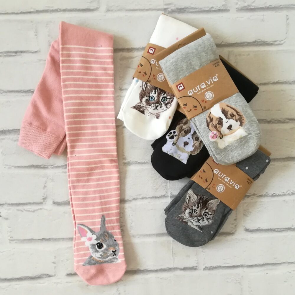 Rajstopy bawełniane - Zwierzątka - obrazek 3