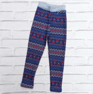 Legginsy Ocieplane Norweski wzór