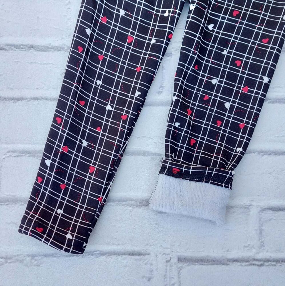 Legginsy Ocieplane serduszkaaa - obrazek 2