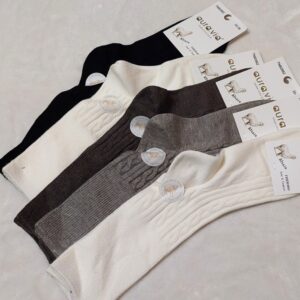 Ciepłe Skarpety Damskie - Wełna Alpaka Gładkie