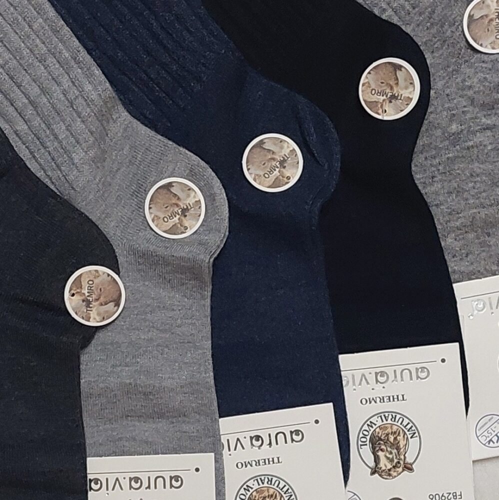 Ciepłe Skarpety Męskie - Naturalna wełna -wzór 2 - obrazek 2