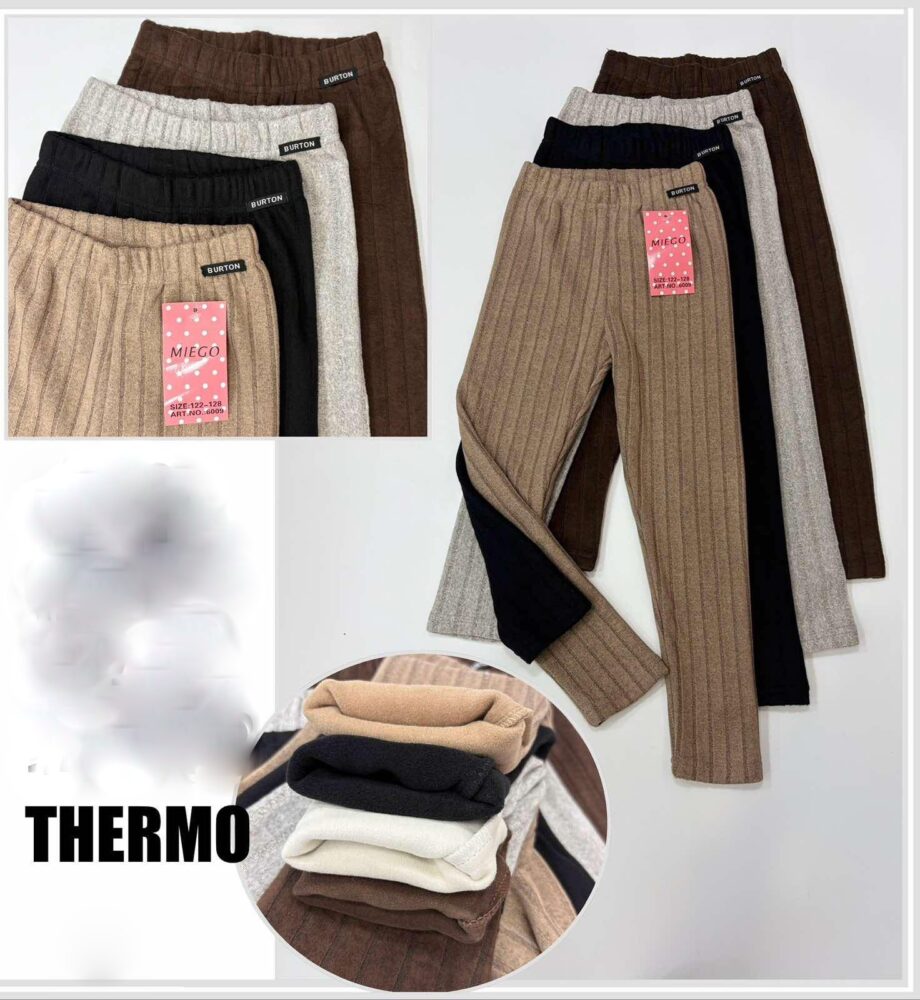 Legginsy ocieplane Prążek THERMO