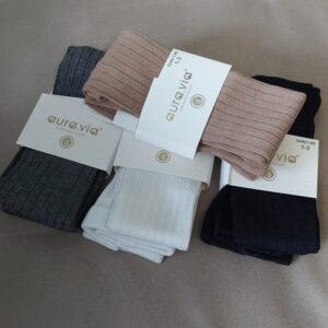 Rajstopy bawełniane - Prążek Gładkie New