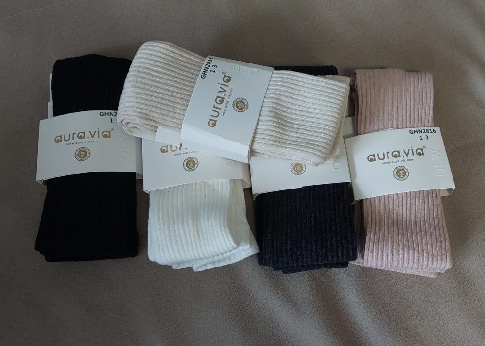 Rajstopy bawełniane - Prążek NEW