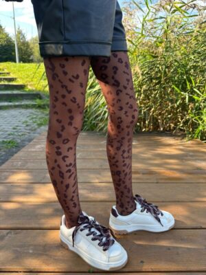 Rajstopy w panterkę 50 den