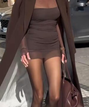 Must have tego sezonu! Czekoladowe rajstopy lycra 40 den Slim